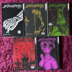 Arm of Kannon Manga Volumes 1-5 -